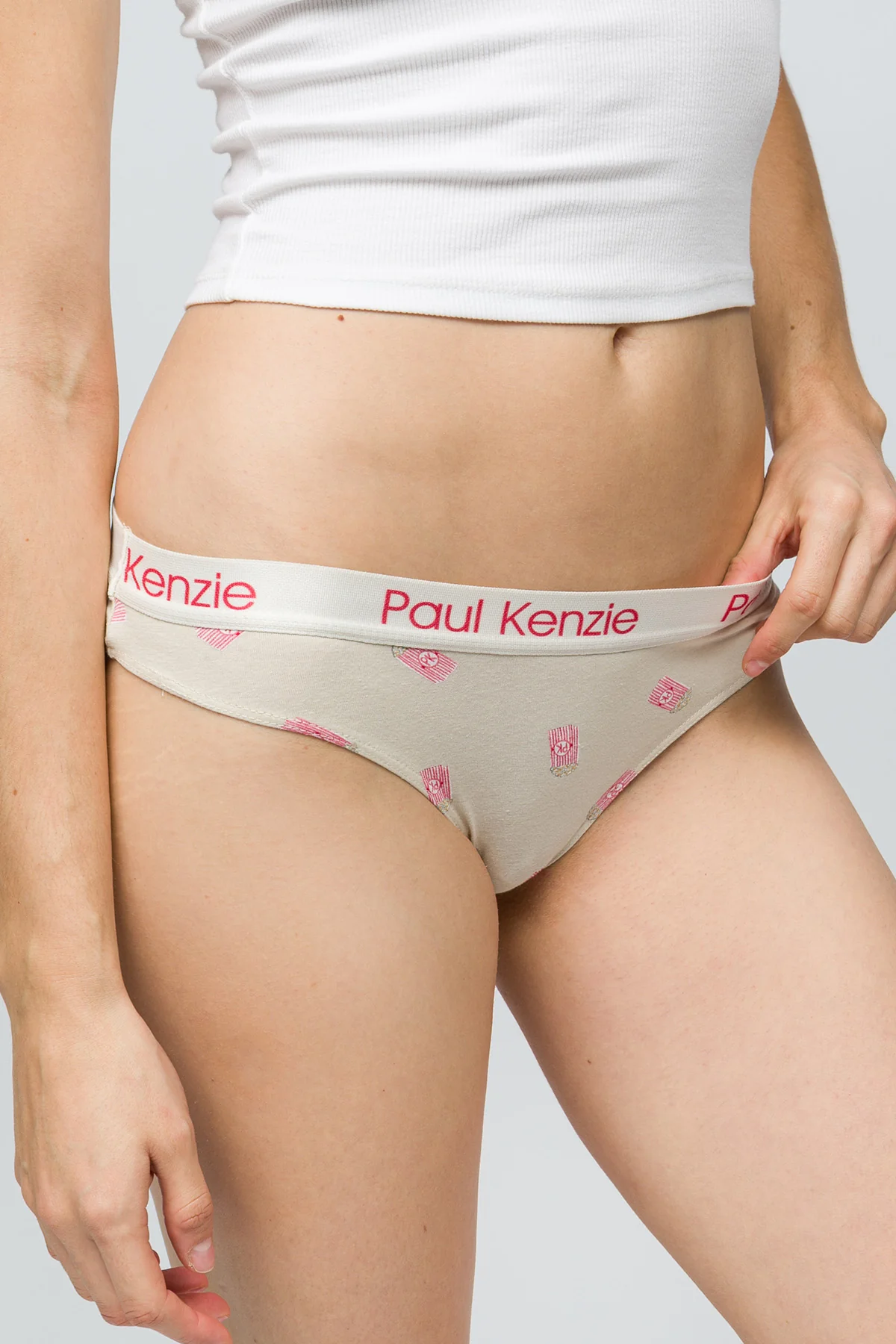 Desenli Kadın String Külot - Popcorn - Image 6