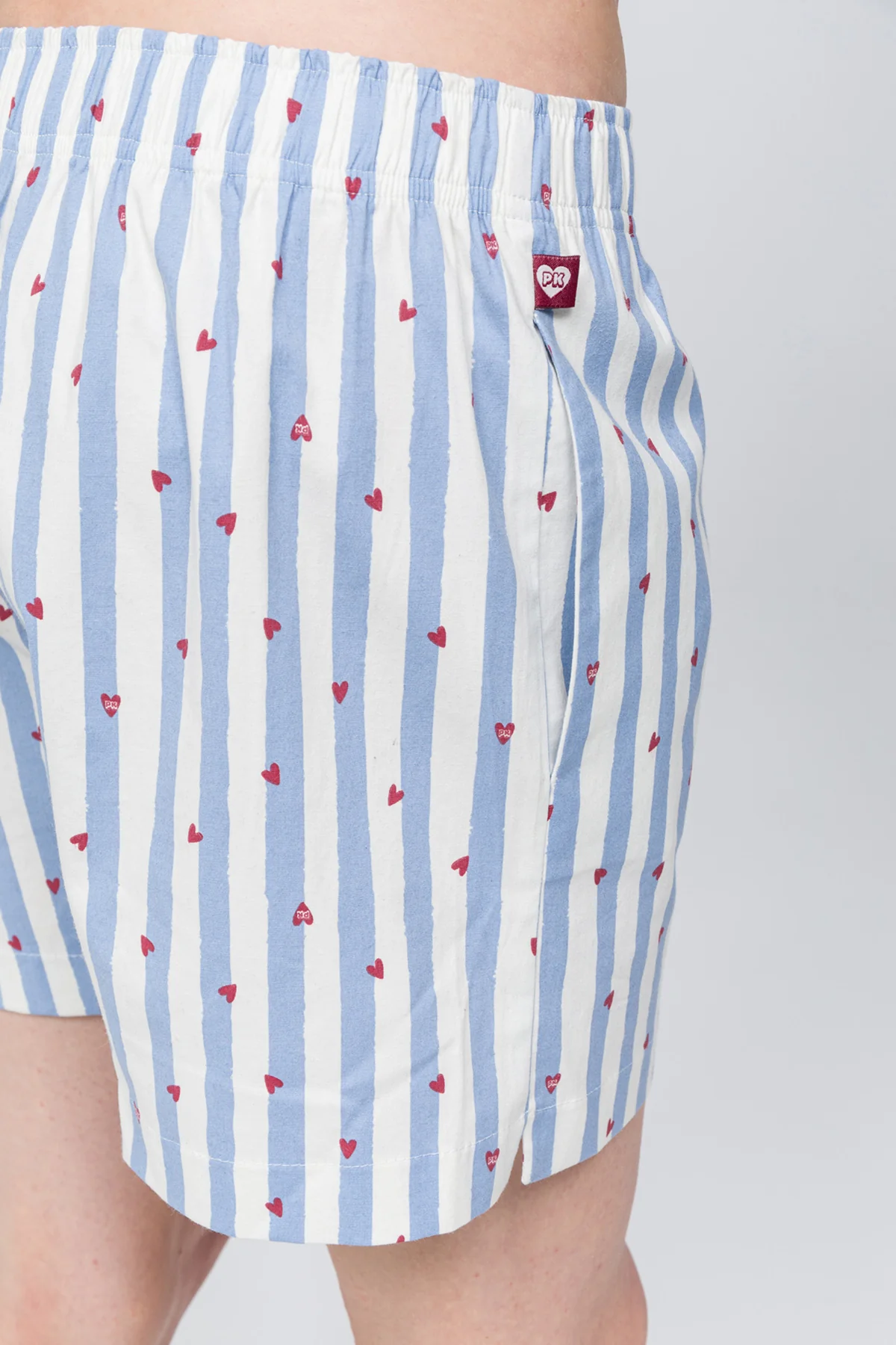 Erkek Ev Şort - Valentine Collection - Love on Line - Image 10