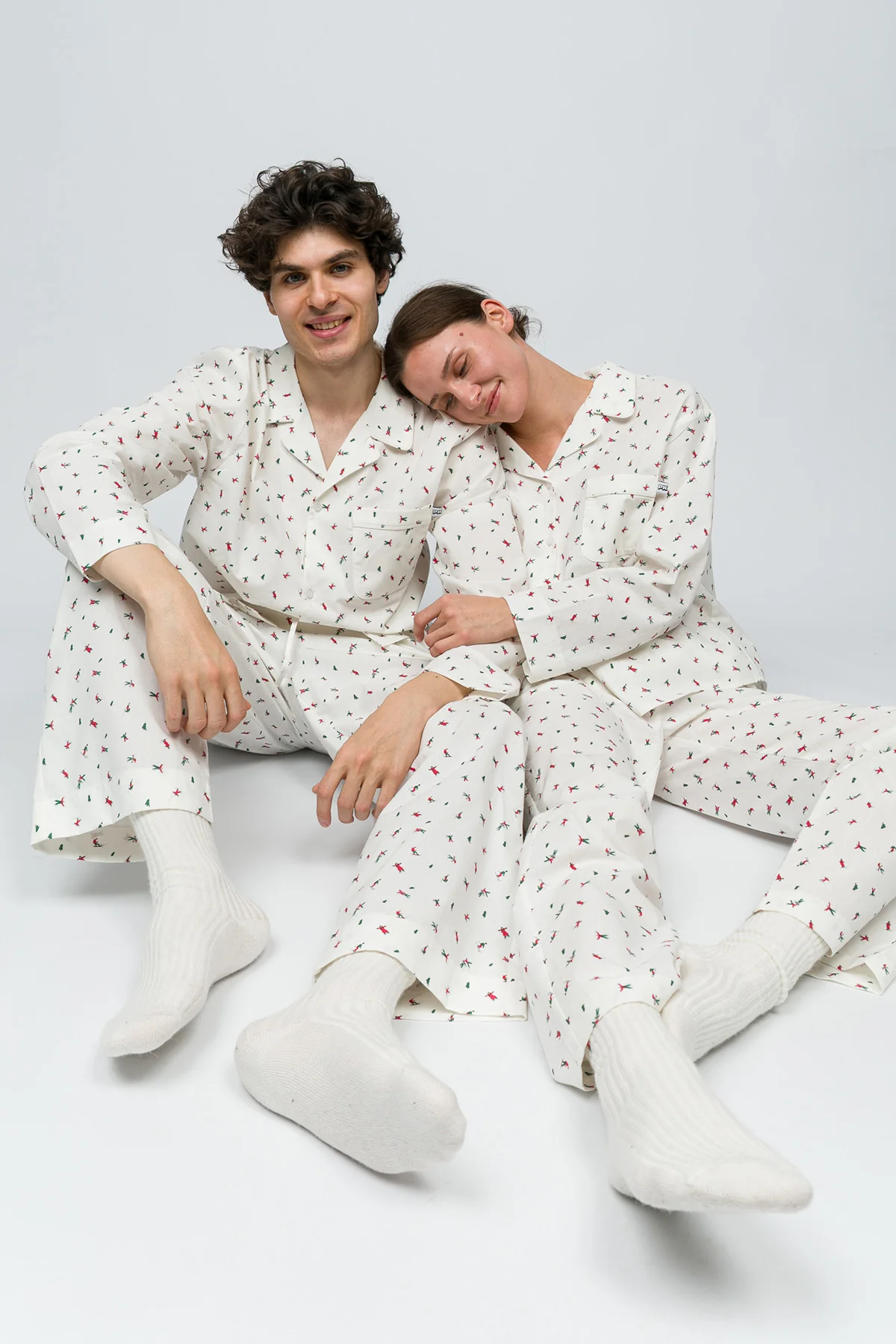 Holiday Christmas Pijama Couple - Image 3