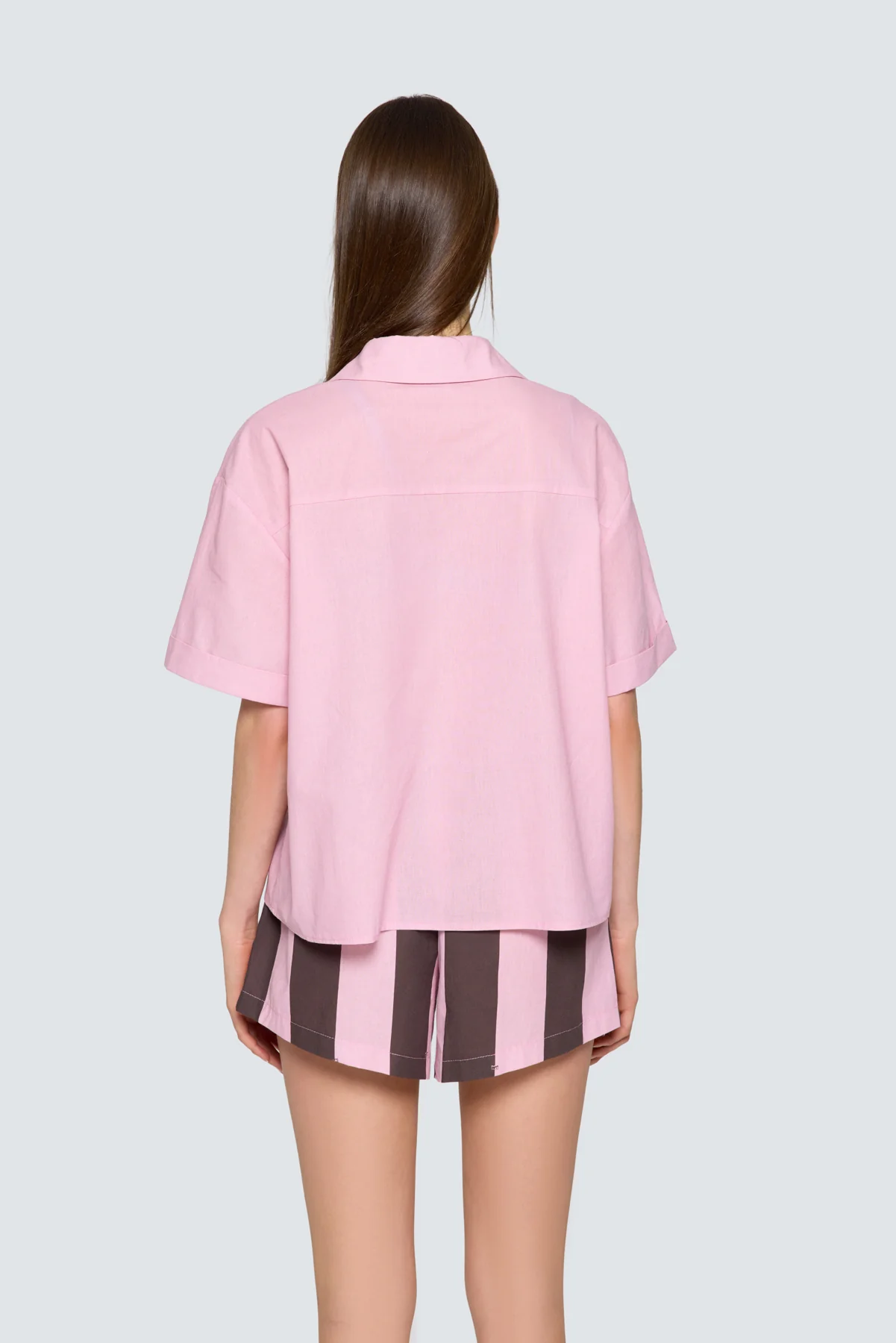 Kadın Pijama Üstü - Pink & Ganache - Image 7