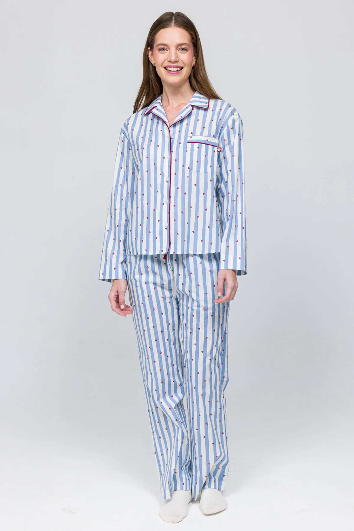 Kadın Pijama Üstü - Valentine Collection - Love on Line - Image 3