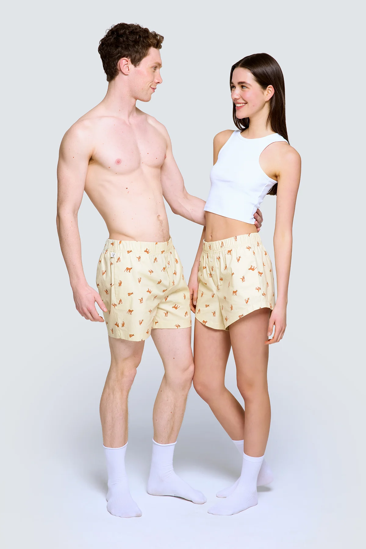 Karakulak Ev Şort Couple