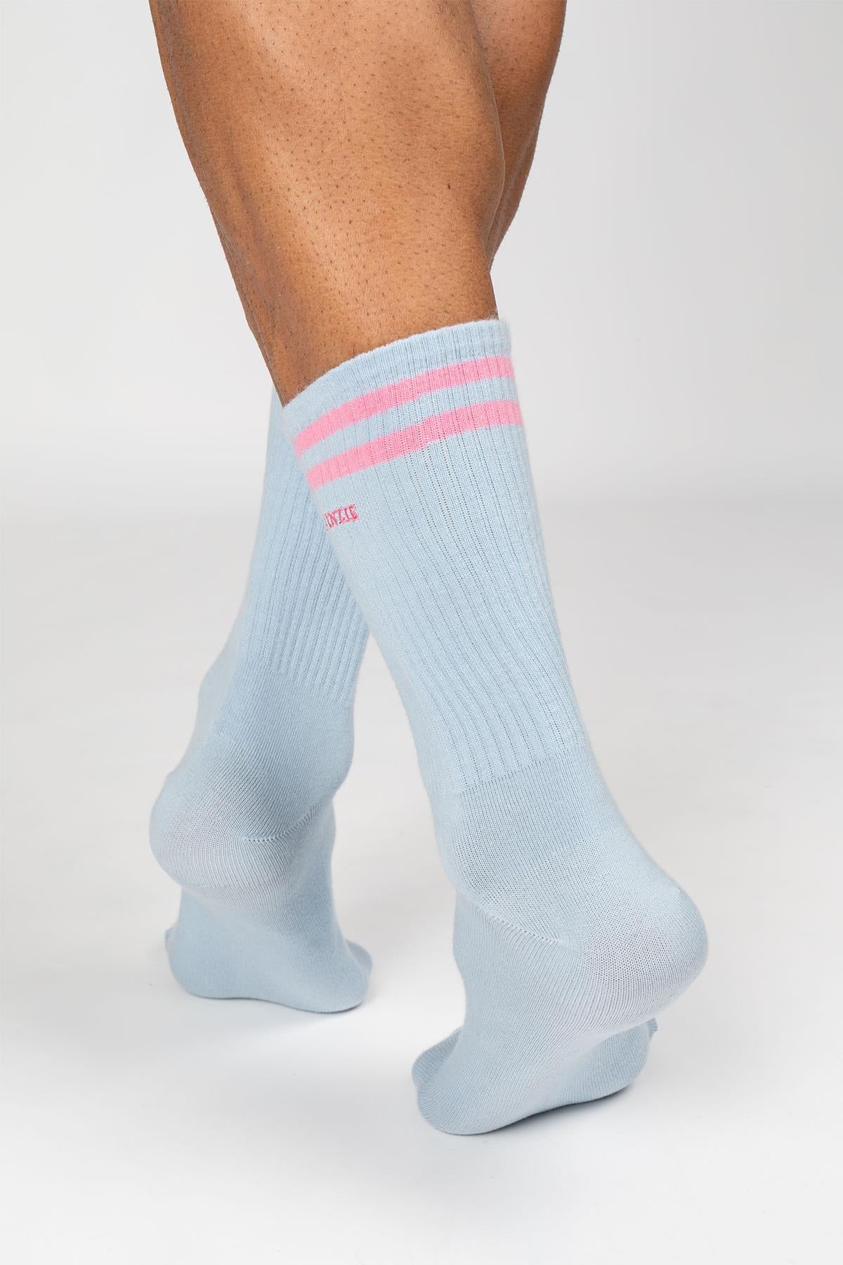Motley Socks Unisex Nakışlı Uzun Tenis Çorap - Rainbow 3 - Image 4