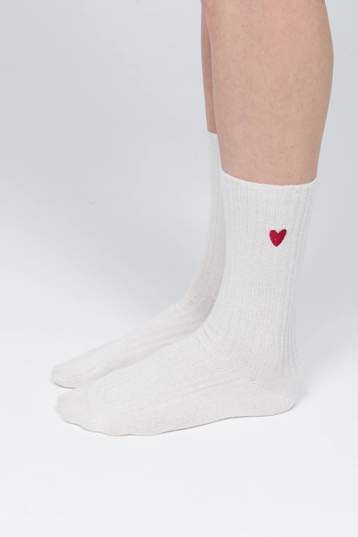 Nakışlı Yün Çorap - Valentine Collection - Love on Line - Image 4