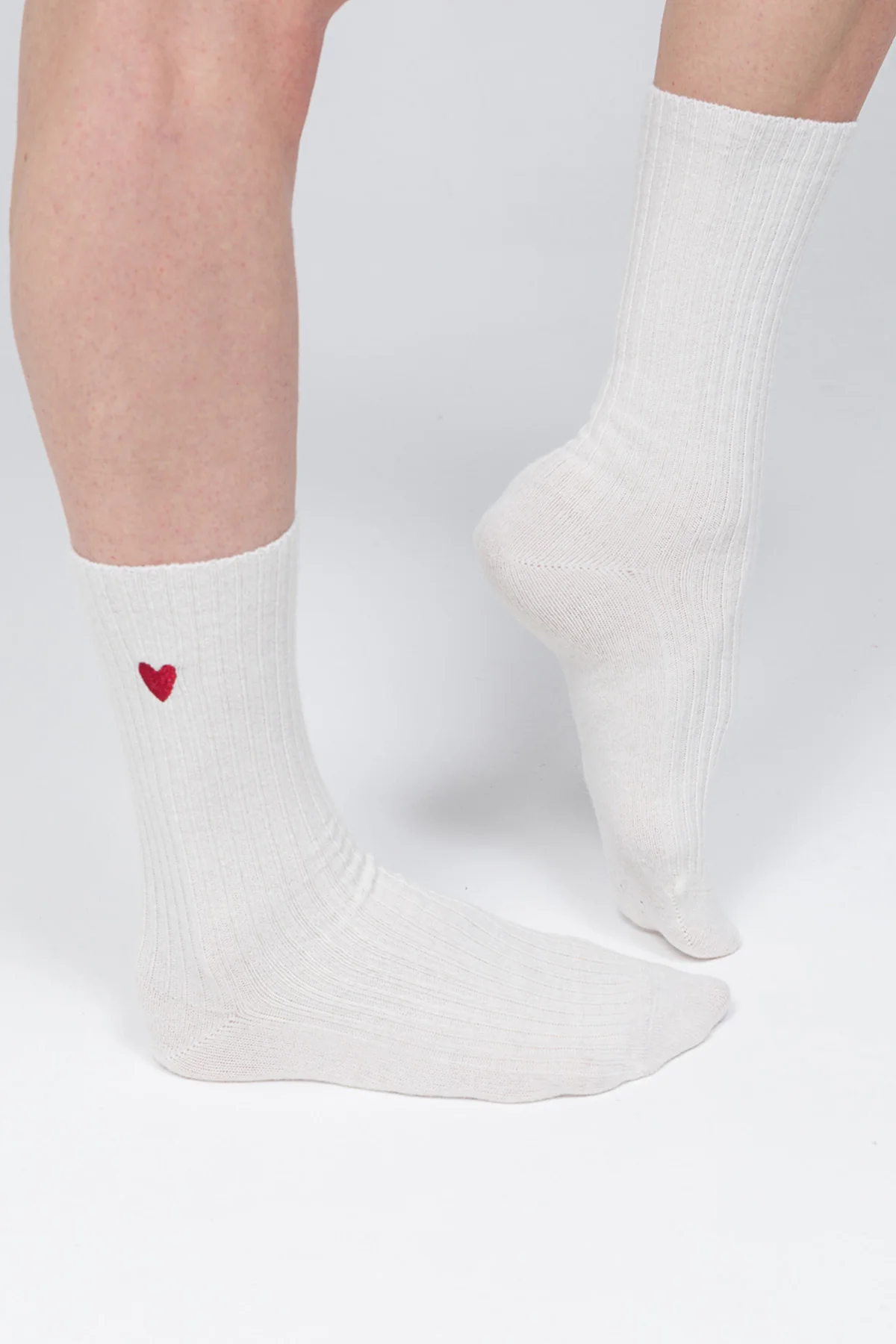 Nakışlı Yün Çorap - Valentine Collection - Love on Line - Image 7