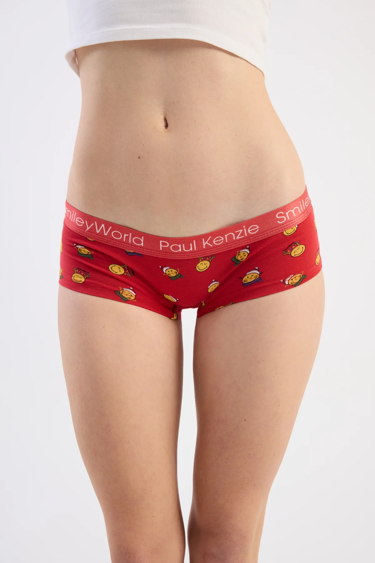 Paul Kenzie | SmileyWorld - Christmas Collection - Kadın Boyshort Külot 5 - Image 4