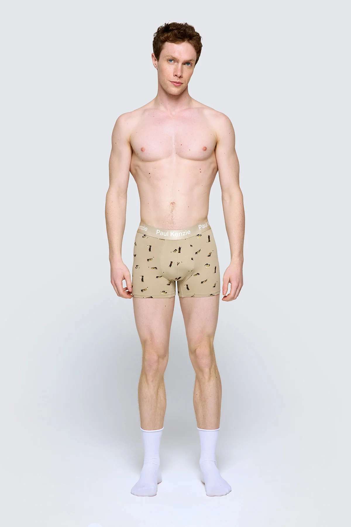 Paul Kenzie x Doğa Derneği - Desenli Erkek Boxer - Alaca Sansar - Image 3