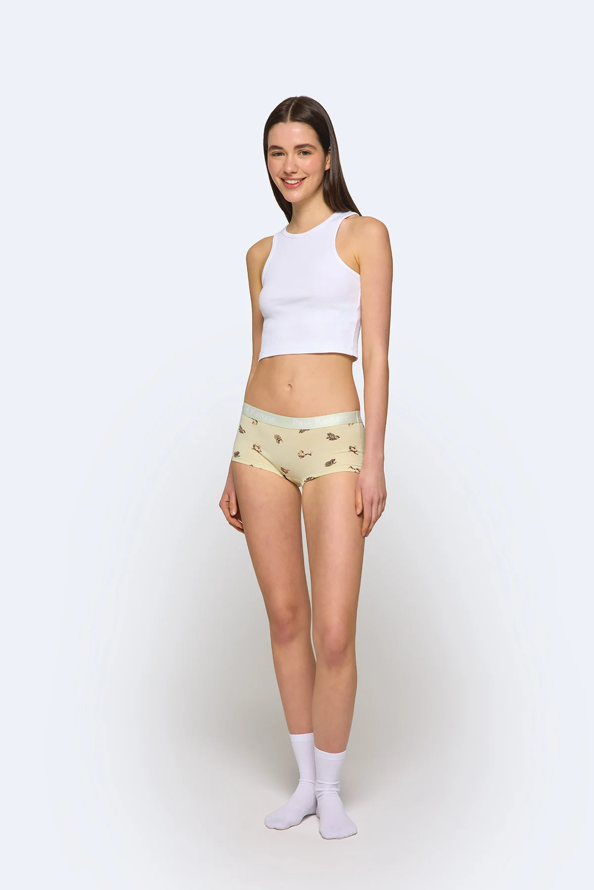 Paul Kenzie x Doğa Derneği - Desenli Kadın Boyshort Külot - Toros Kurbağası - Image 3
