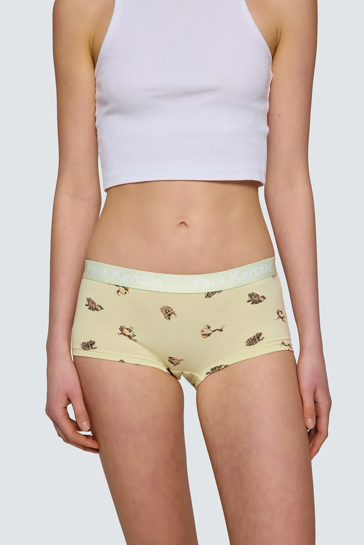 Paul Kenzie x Doğa Derneği - Desenli Kadın Boyshort Külot - Toros Kurbağası - Image 4
