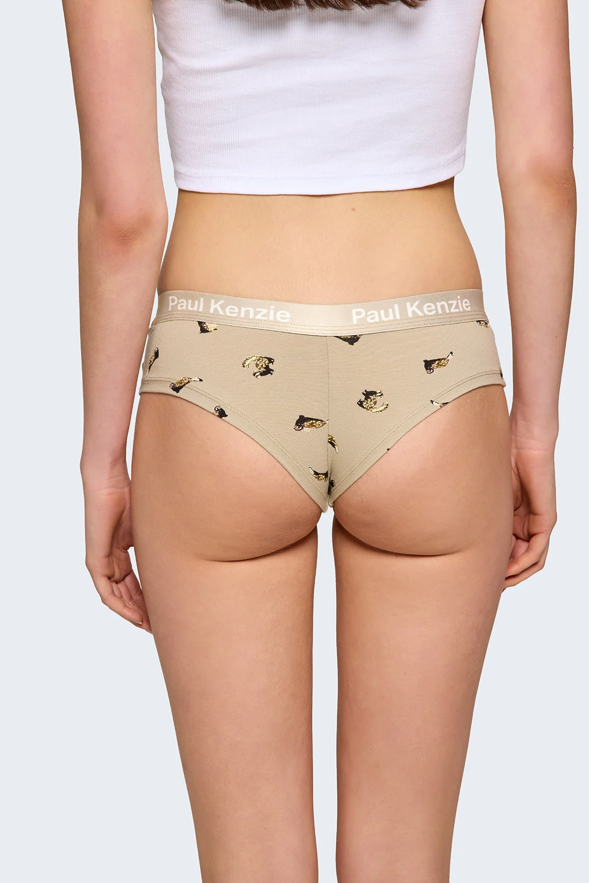 Paul Kenzie x Doğa Derneği - Desenli Kadın Cheeky Külot - Alaca Sansar - Image 8