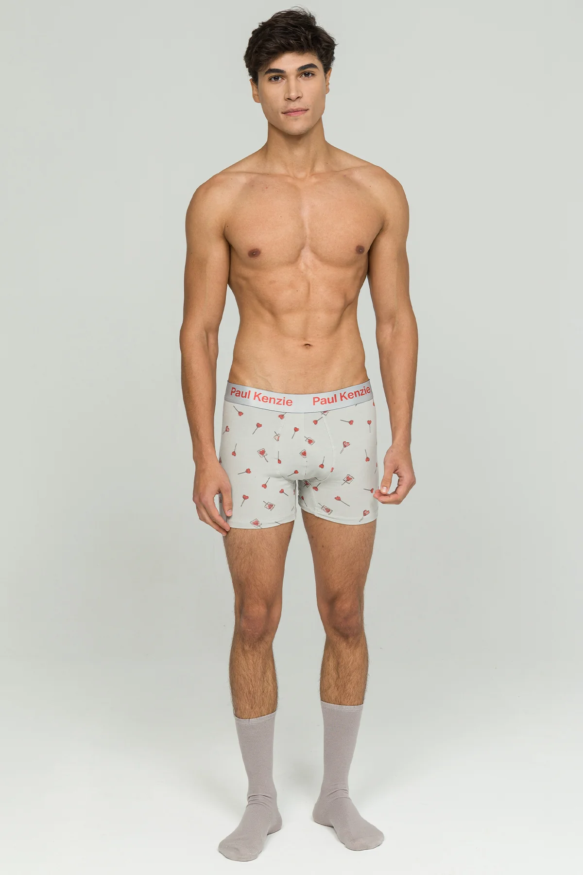 Paul Kenzie x Durex - Desenli Erkek Boxer - Lovepop - Image 3