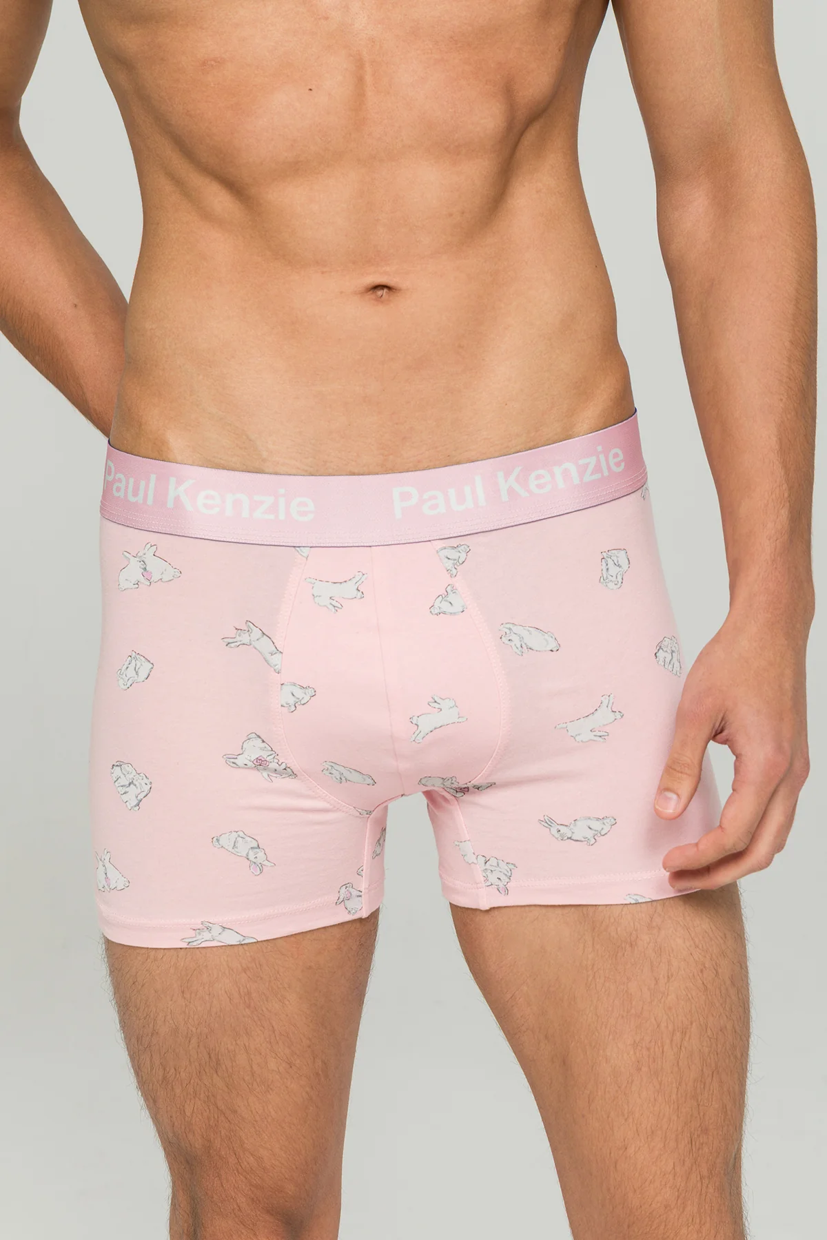 Paul Kenzie x Durex - Desenli Erkek Boxer - White Rabbit - Image 6