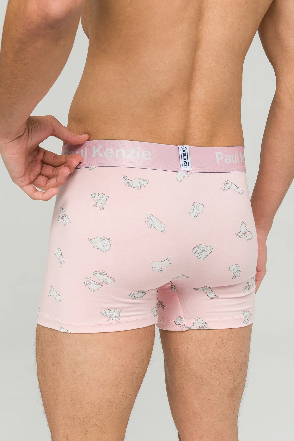 Paul Kenzie x Durex - Desenli Erkek Boxer - White Rabbit - Image 8