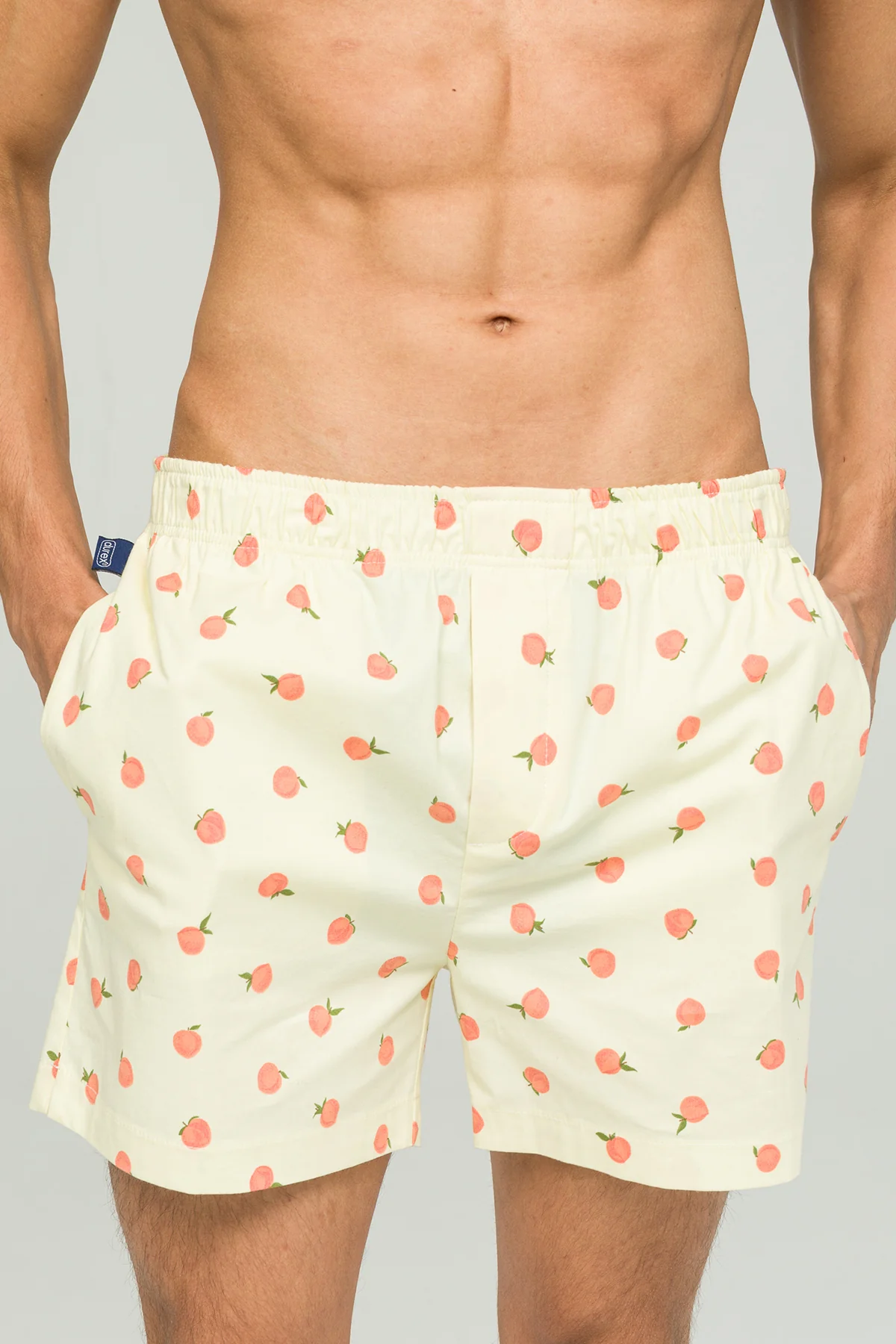 Paul Kenzie x Durex - Desenli Erkek Ev Şort - Peachy - Image 5