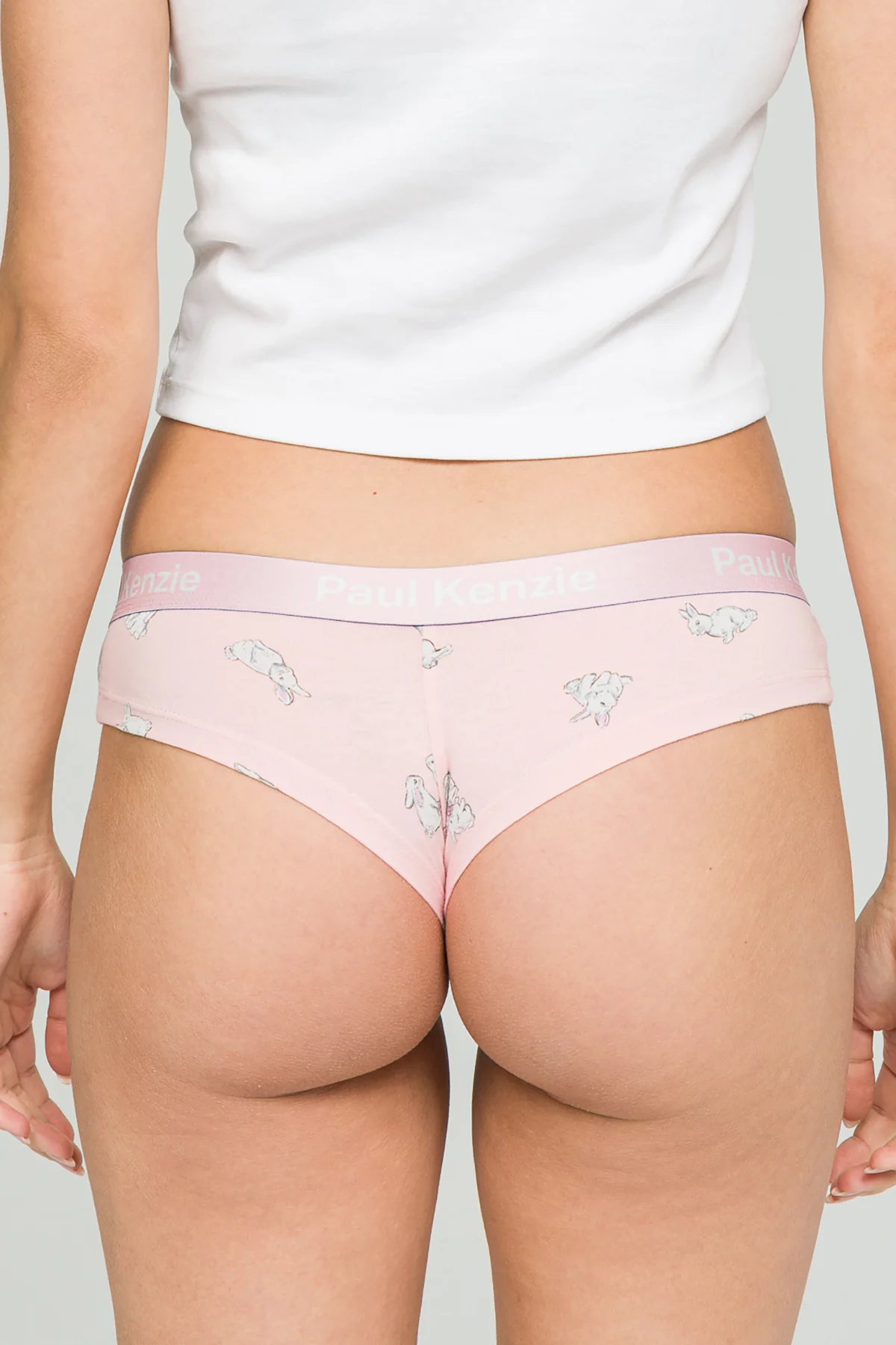 Paul Kenzie x Durex - Desenli Kadın Cheeky Külot - White Rabbit - Image 7