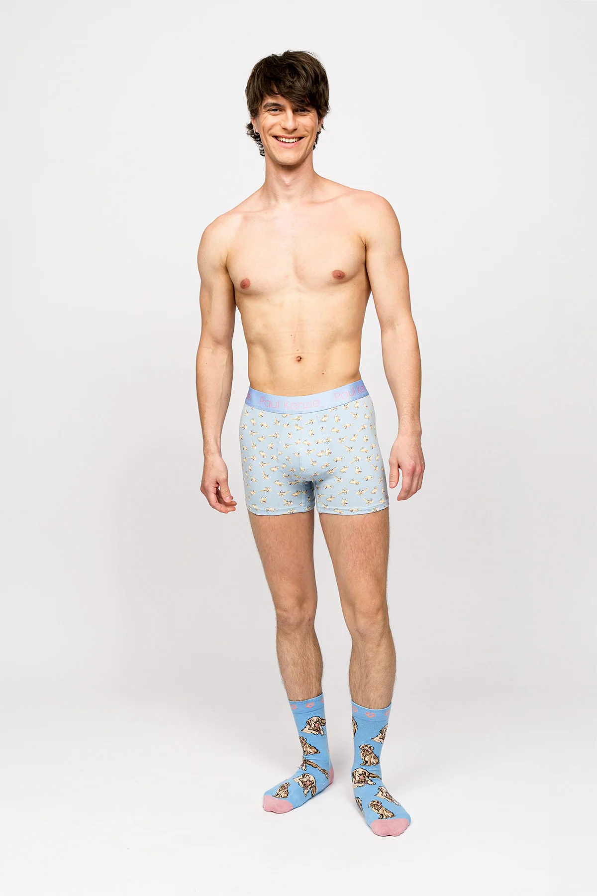 Paul Kenzie x Kurtaran Ev - Desenli Erkek Boxer - Poppy - Image 3
