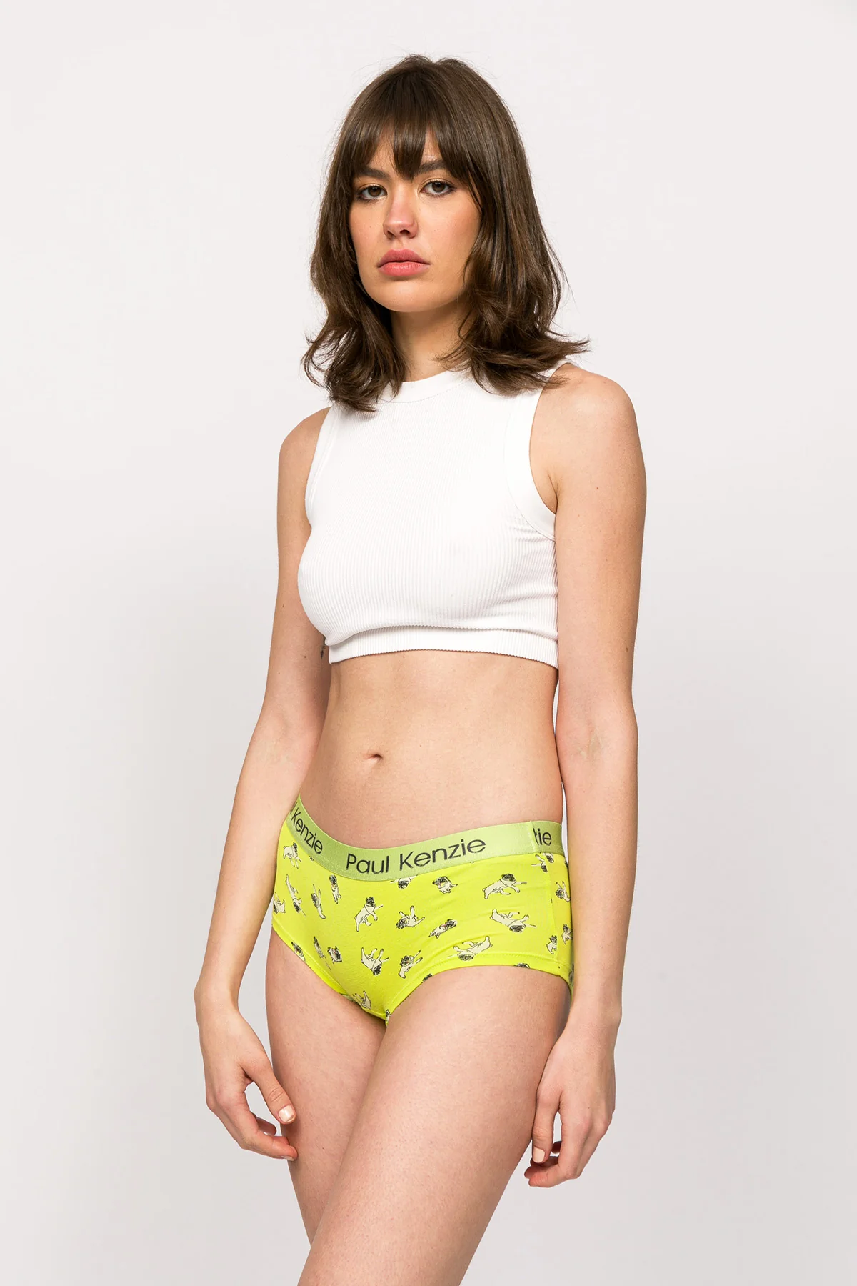Paul Kenzie x Kurtaran Ev - Desenli Kadın Boyshort Külot - Dani - Image 4
