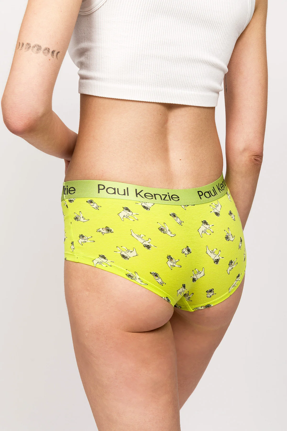 Paul Kenzie x Kurtaran Ev - Desenli Kadın Boyshort Külot - Dani - Image 6