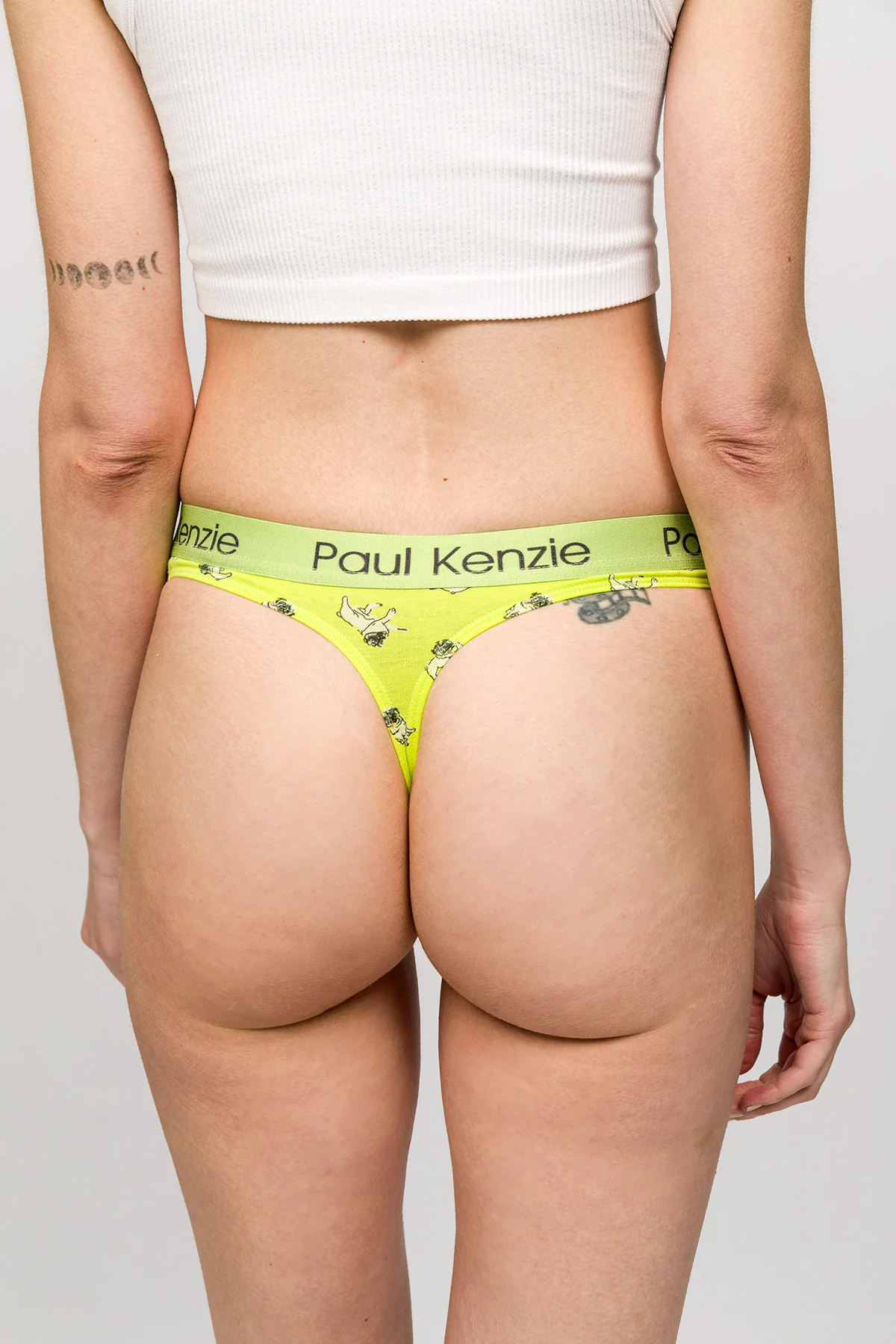 Paul Kenzie x Kurtaran Ev - Desenli Kadın String Külot - Dani - Image 6