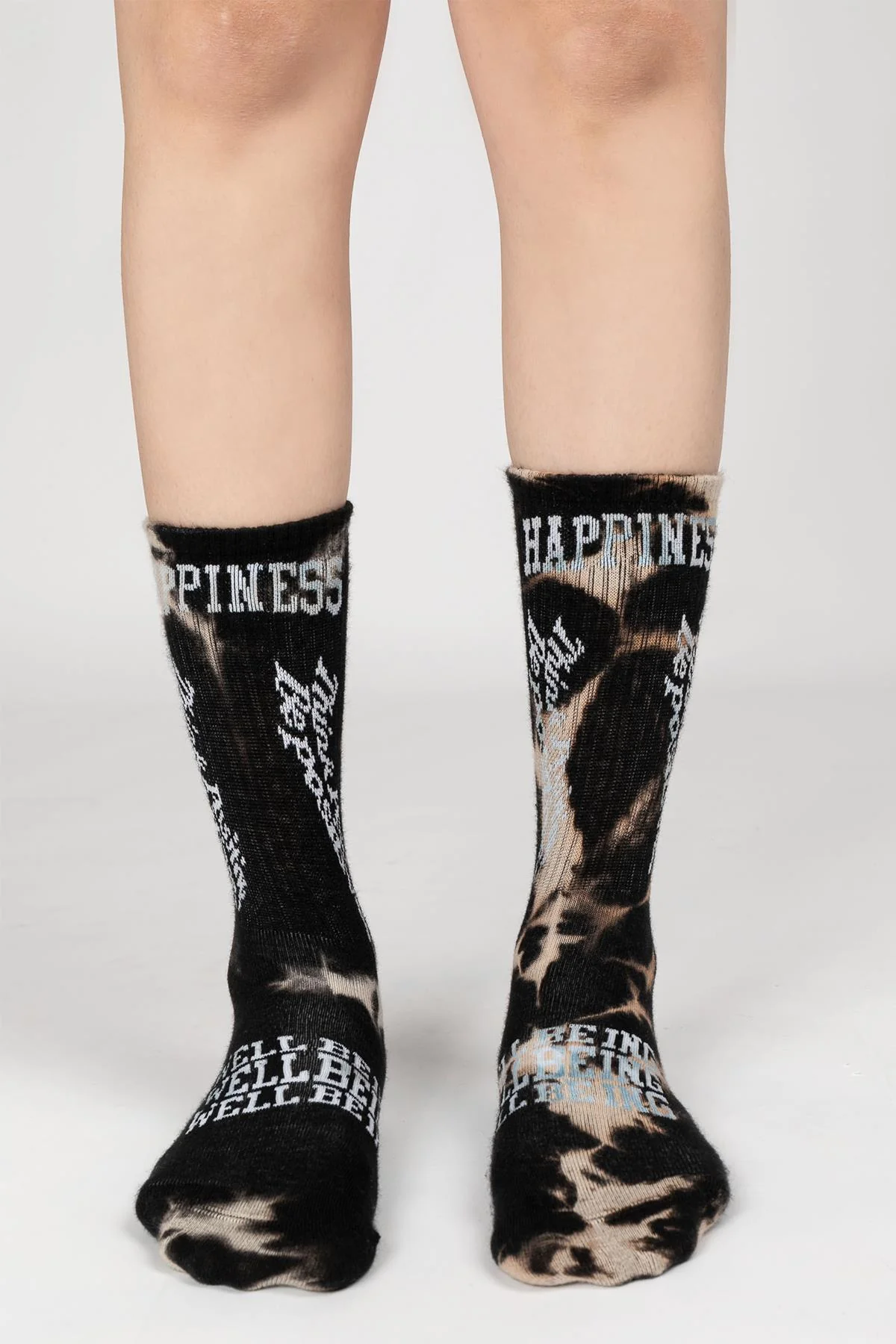 Smile-Dye Unisex Batik Desenli Dikişsiz Tenis Çorap - Space - Image 3
