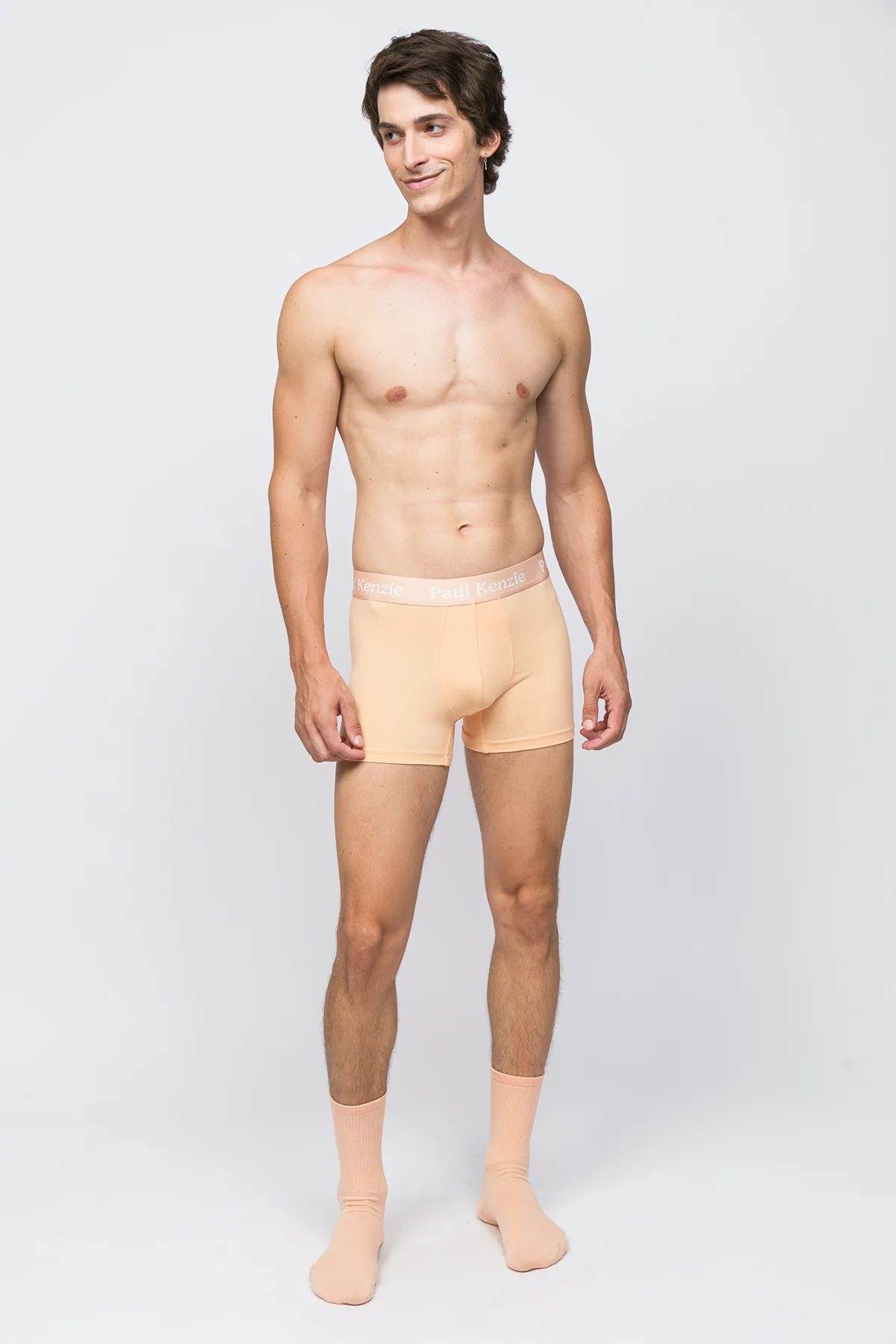 Tekli Erkek Boxer - Peach Fuzz - Image 3