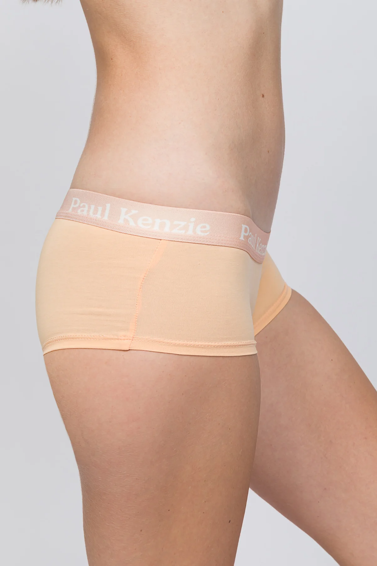 Tekli Kadın Boyshort Külot - Peach Fuzz - Image 5