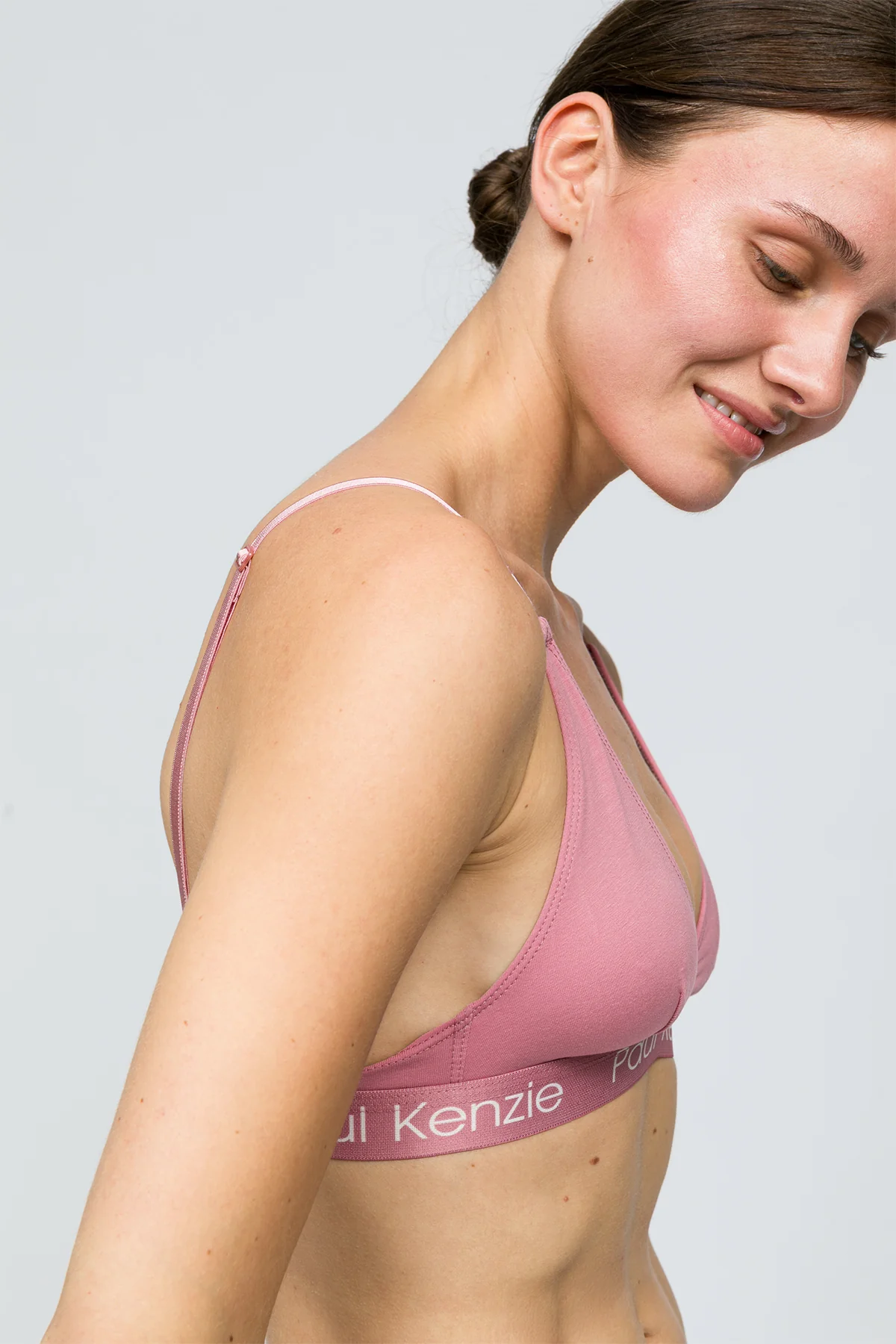 Triangle Spor Bralet - Rainbow 6 Pembe - Image 6