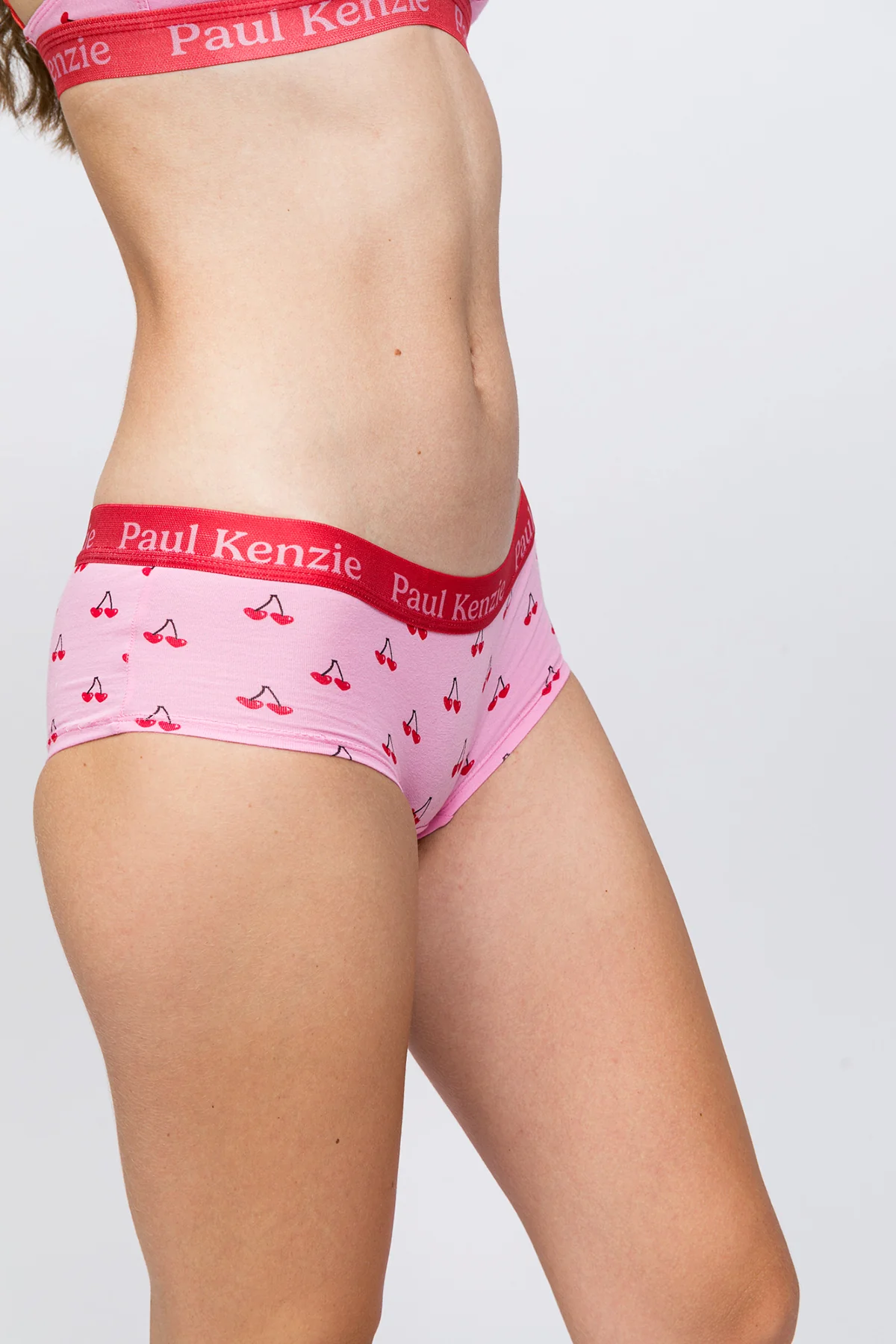 Valentine Collection - Kadın Boyshort Külot - Cherries On Top - Image 5