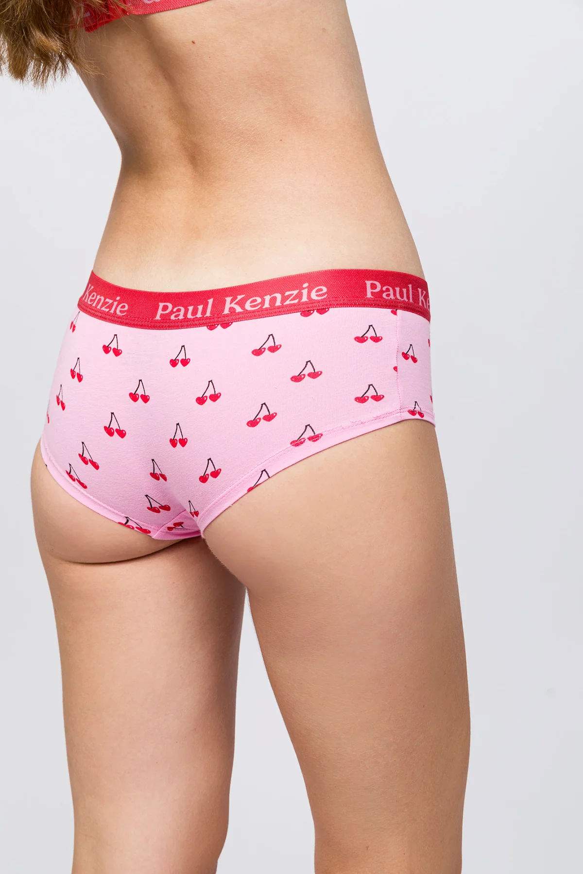 Valentine Collection - Kadın Boyshort Külot - Cherries On Top - Image 6